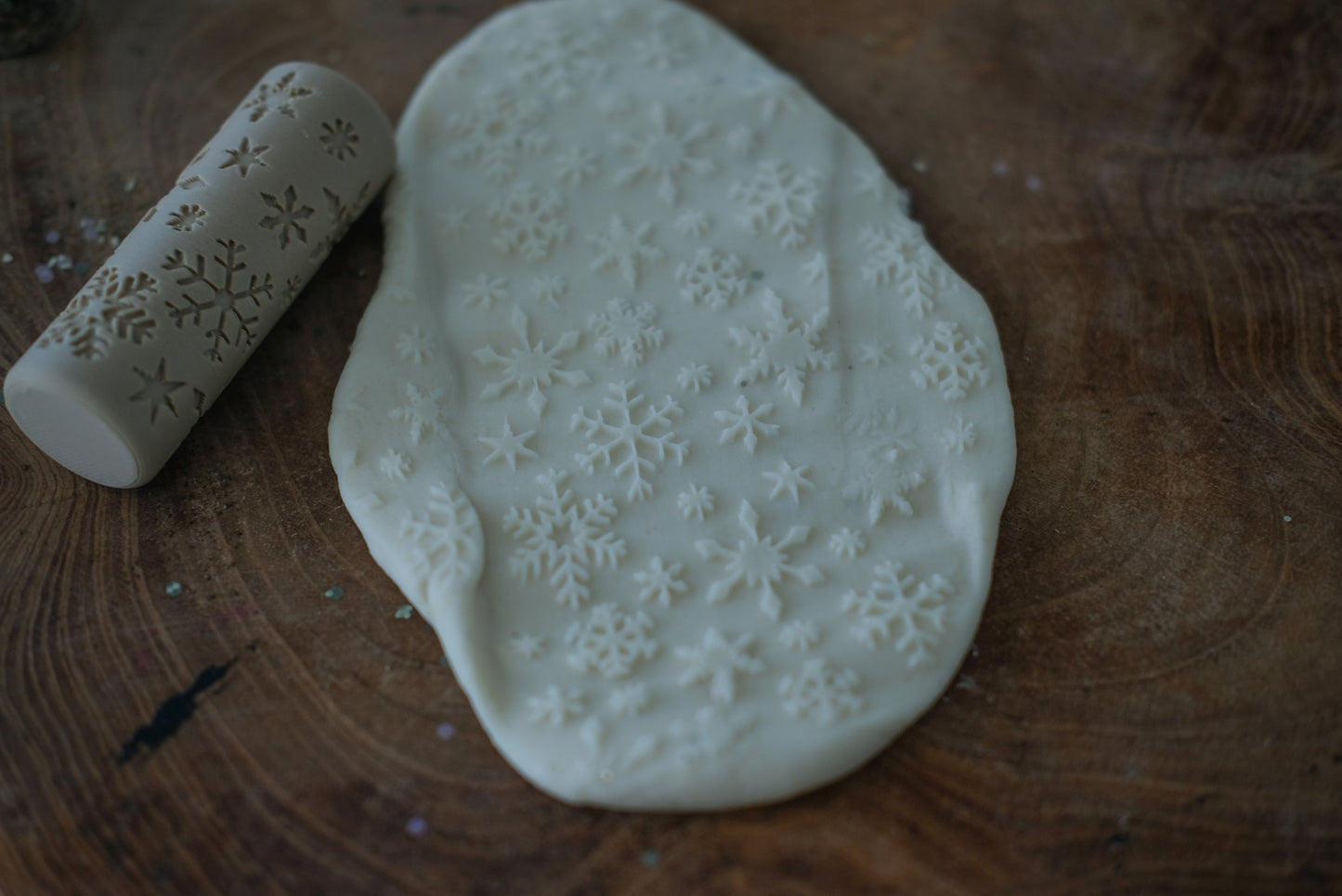 Eco Dough Roller - Snowflake