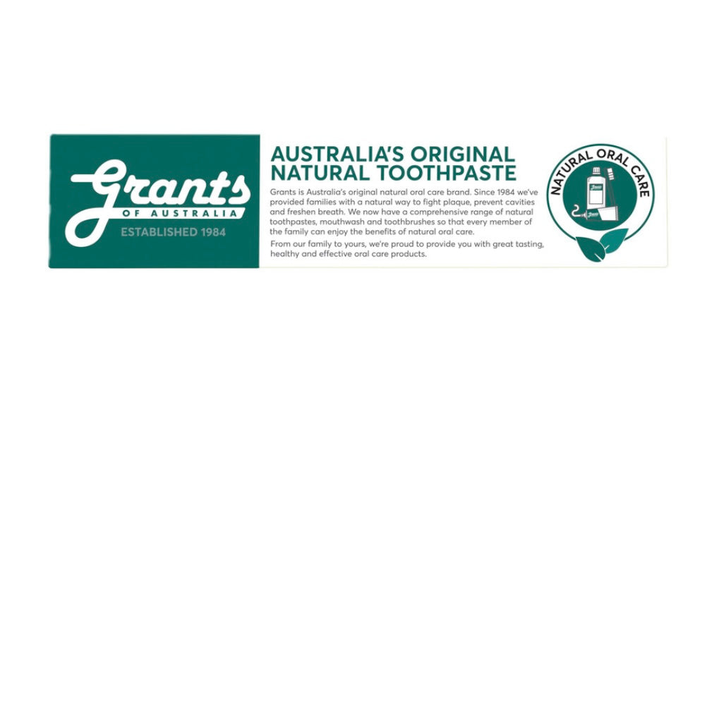 Grants Natural Toothpaste Whitening with Baking Soda & Spearmint 110g