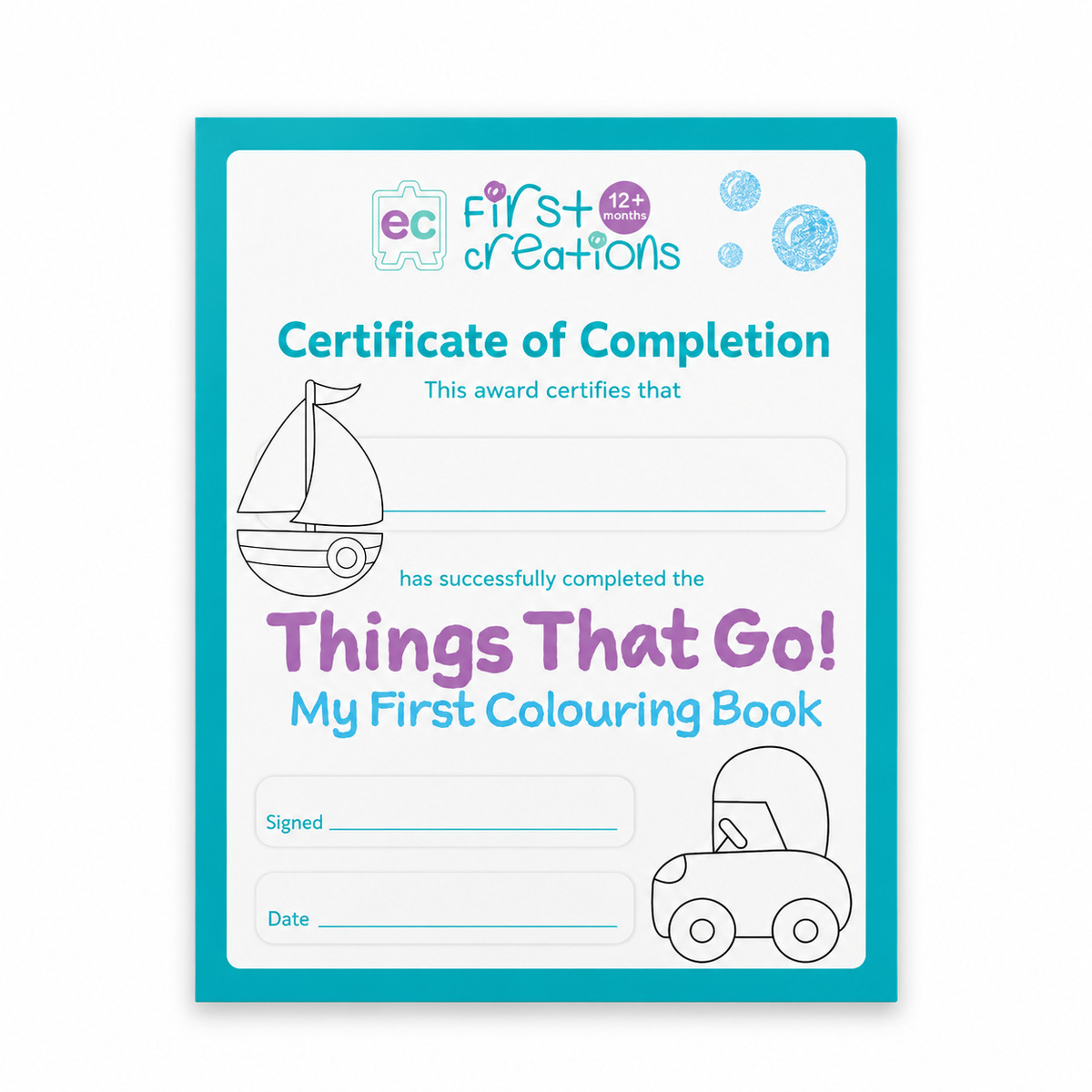My First Colouring Book - Things That Go