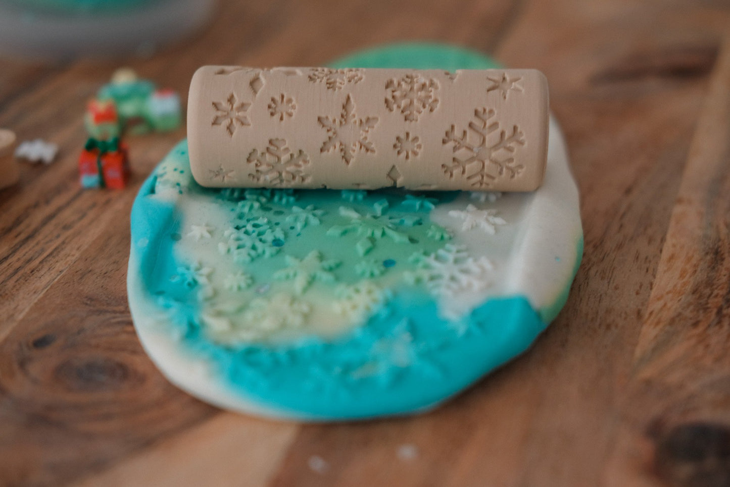 Eco Dough Roller - Snowflake