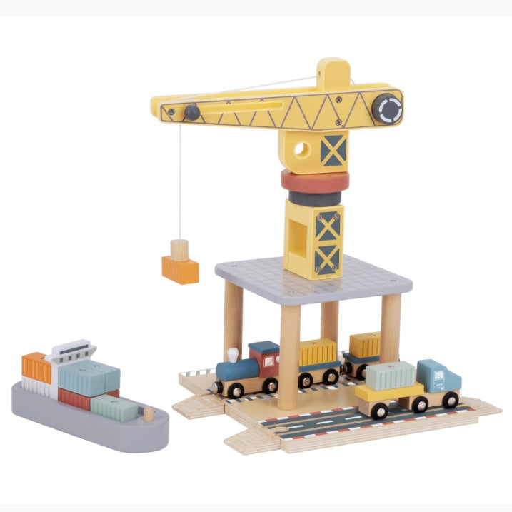 Port Crane Cargo Set