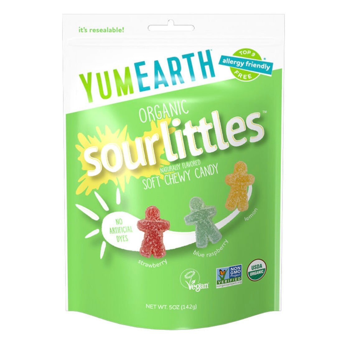 Organic Sour Littles 142g