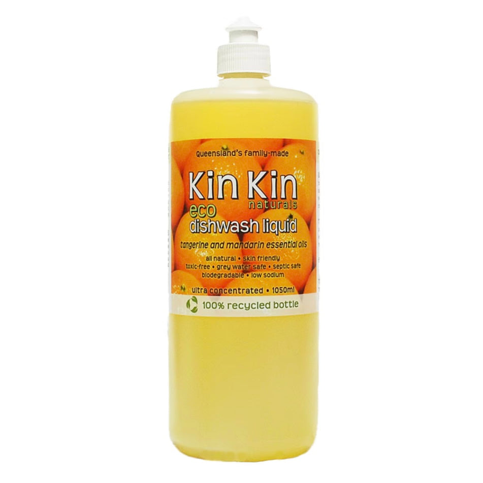 Kin Kin Naturals Eco Dishwash Liquid Tangerine 1050ml