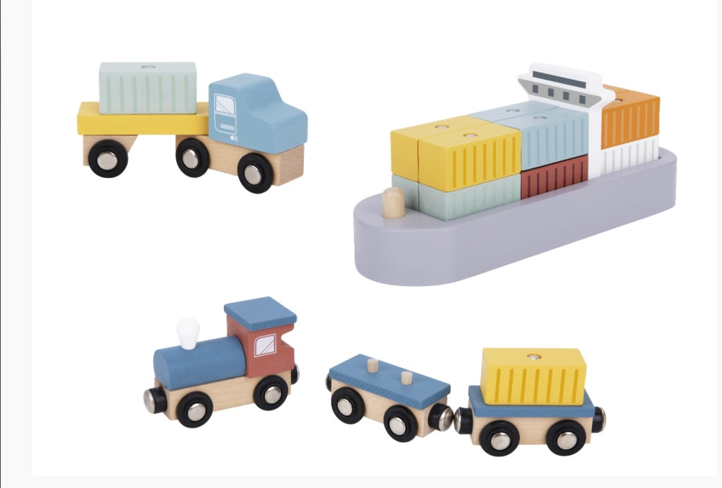 Port Crane Cargo Set