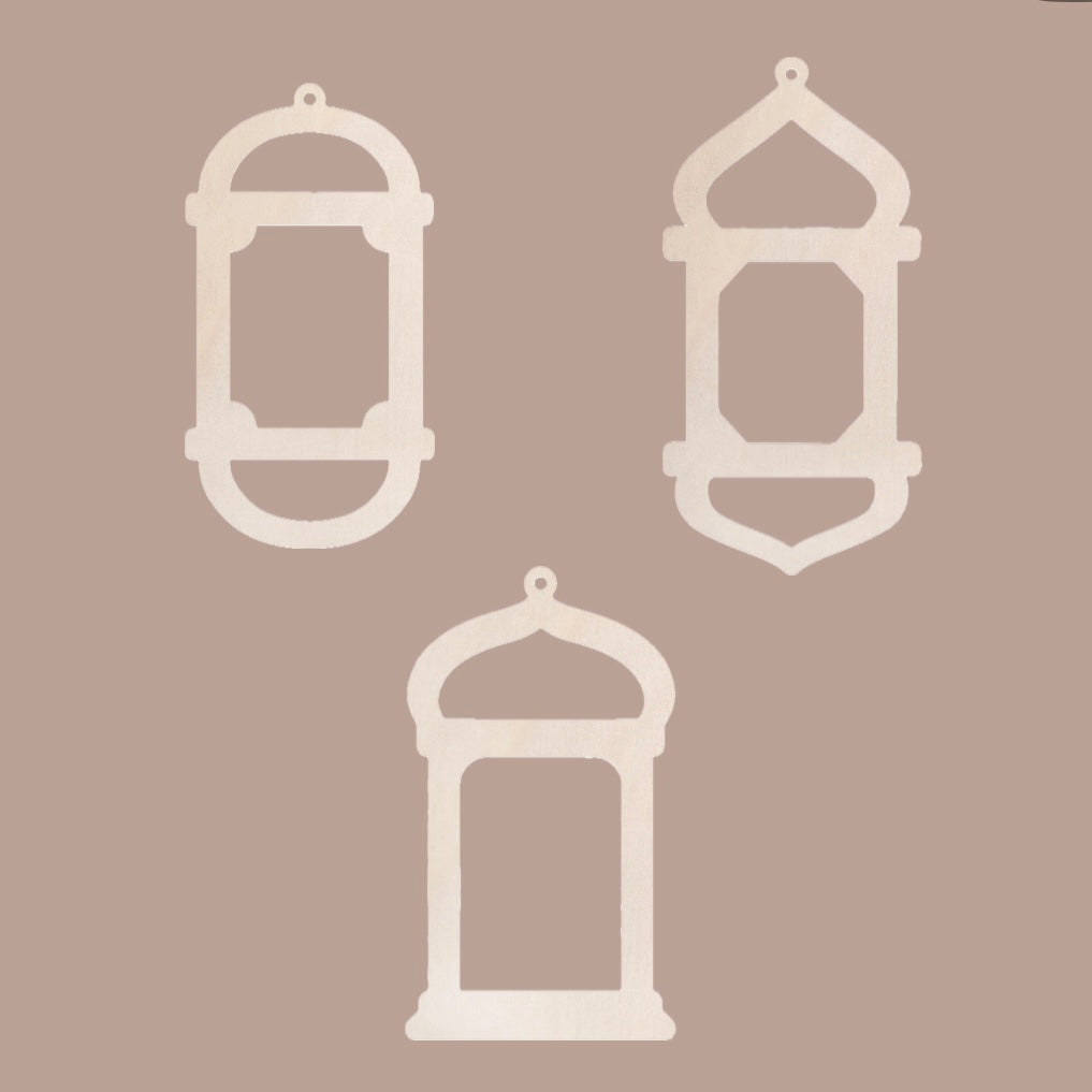 Wooden Lantern| 24 Pack