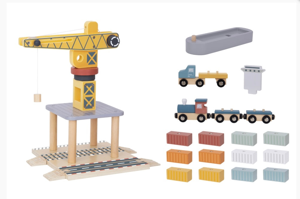 Port Crane Cargo Set