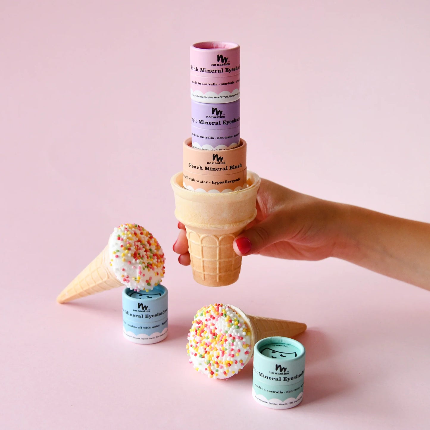 Blue Eco Natural Pressed Powder for Kids