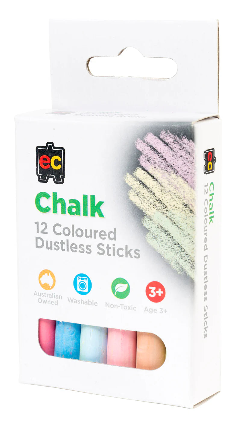 Coloured Chalk 12pc