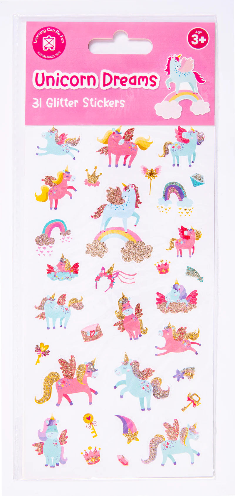 Unicorn Dreams - Glitter Sticker Set