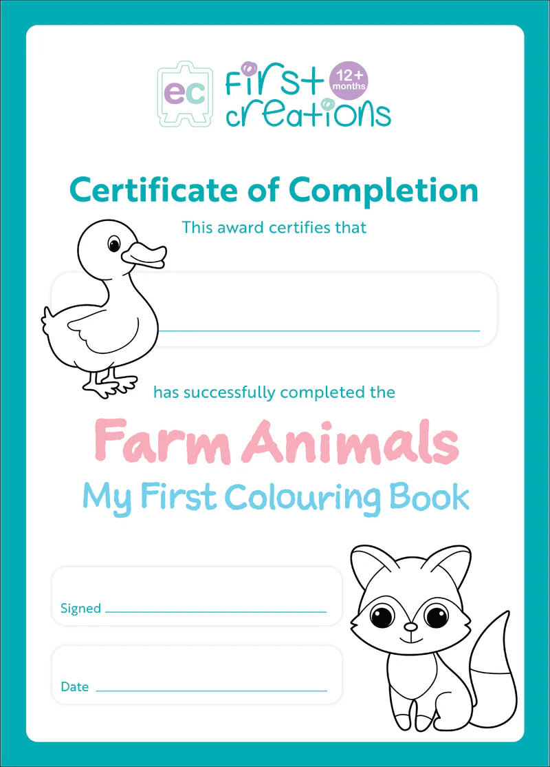My First Colouring Book - Farm Animals