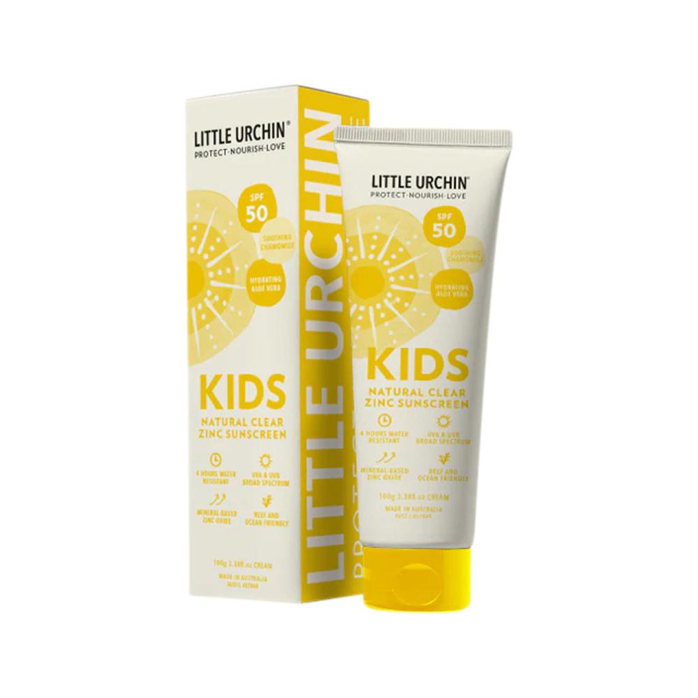 Kids Sunscreen Clear Zinc SPF 50 100g
