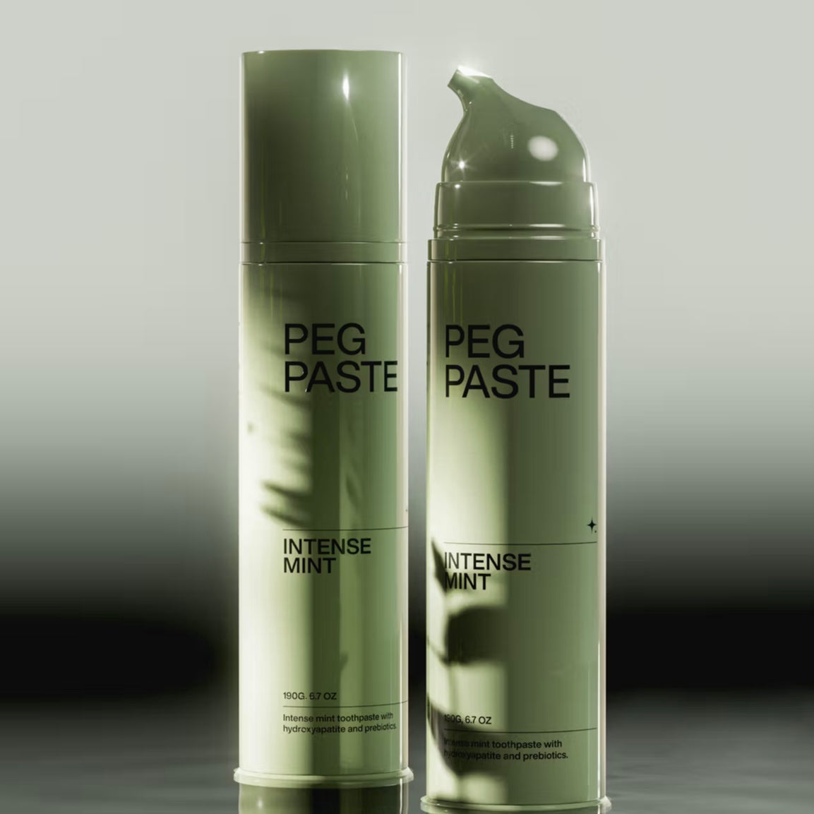 Peg Paste Natural Toothpaste with Hydroxyapatite Intense Mint 190g