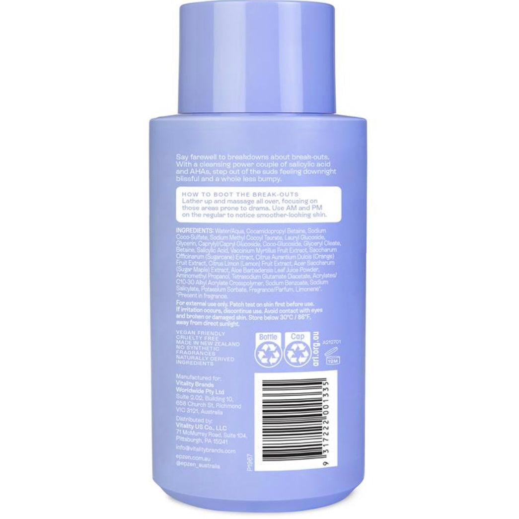Epzen Clearing AHA & Salicylic Acid Body Wash 400ml