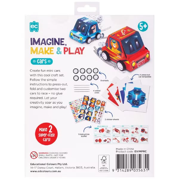 Imagine, Make & Play - Racing Cars