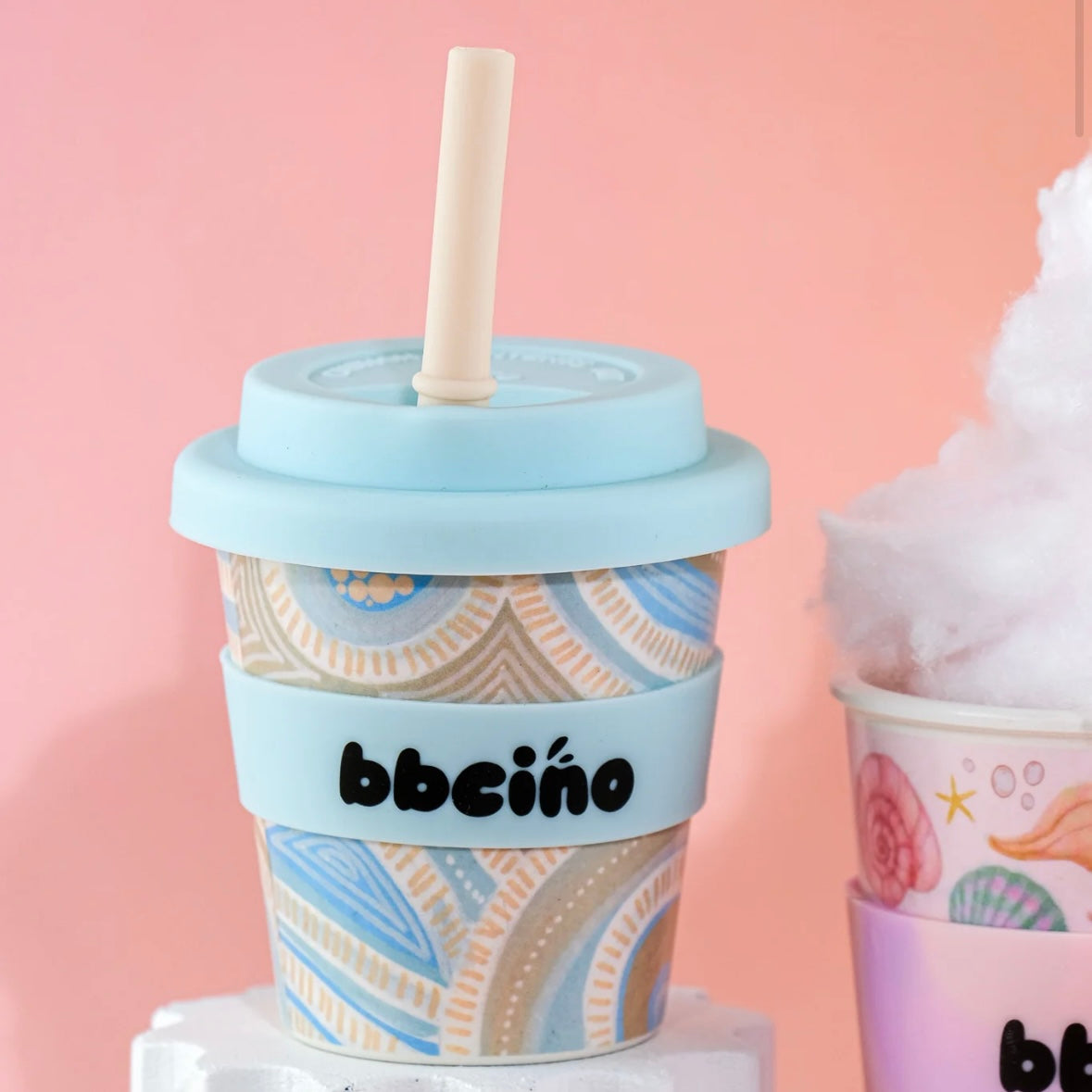 Reusable Babycino Cup - Coast (Blue)