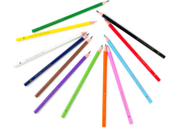 Washable Coloured Pencils 12pk