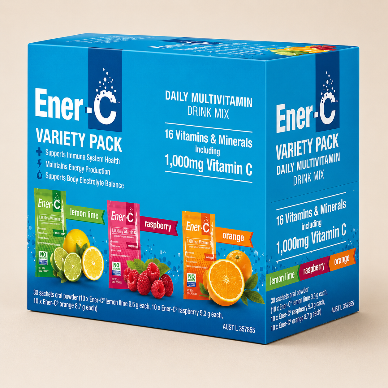 Ener C Multivitamin Drink Mix Powder - Multipack