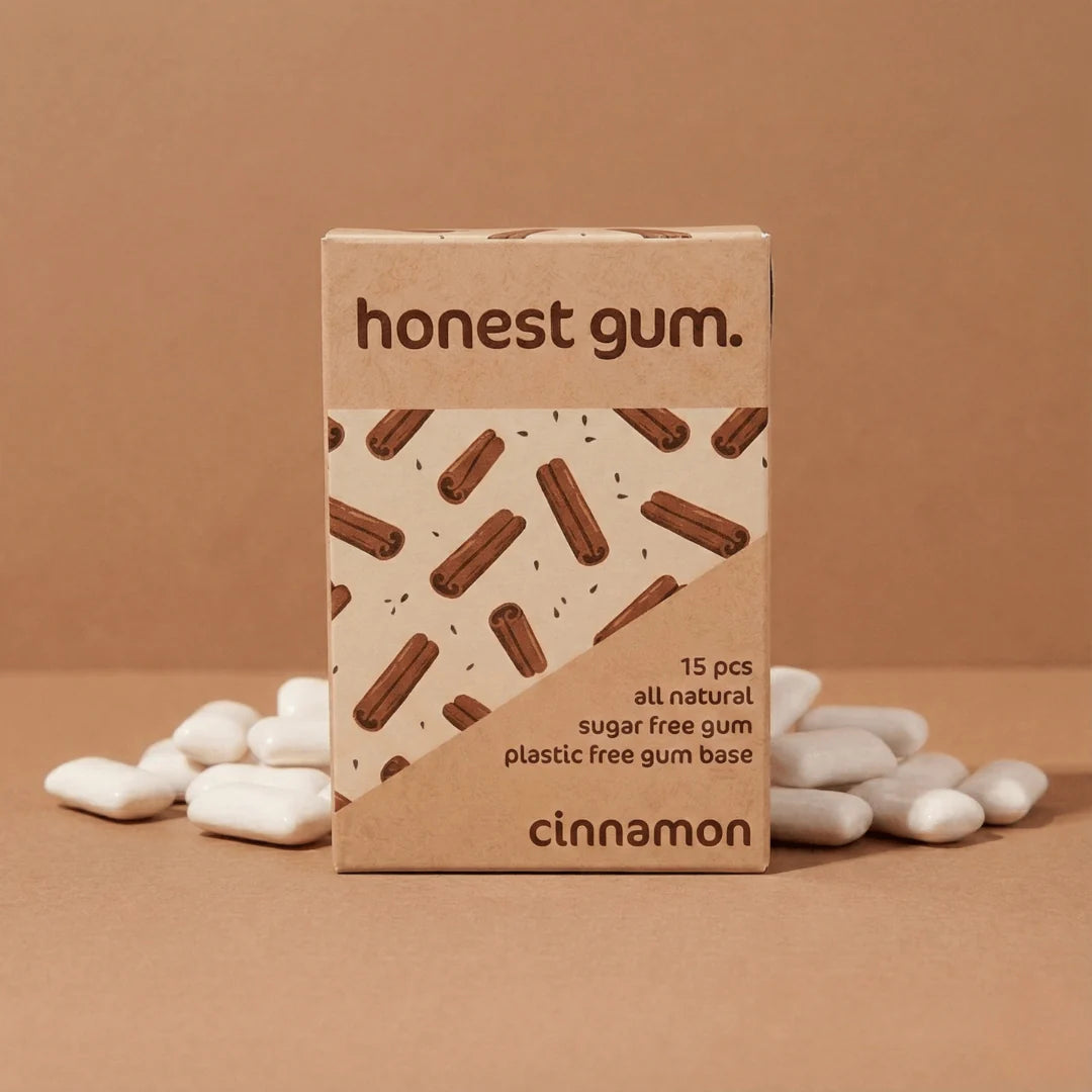 Honest Gum Cinnamon Chewing Gum 15pcs