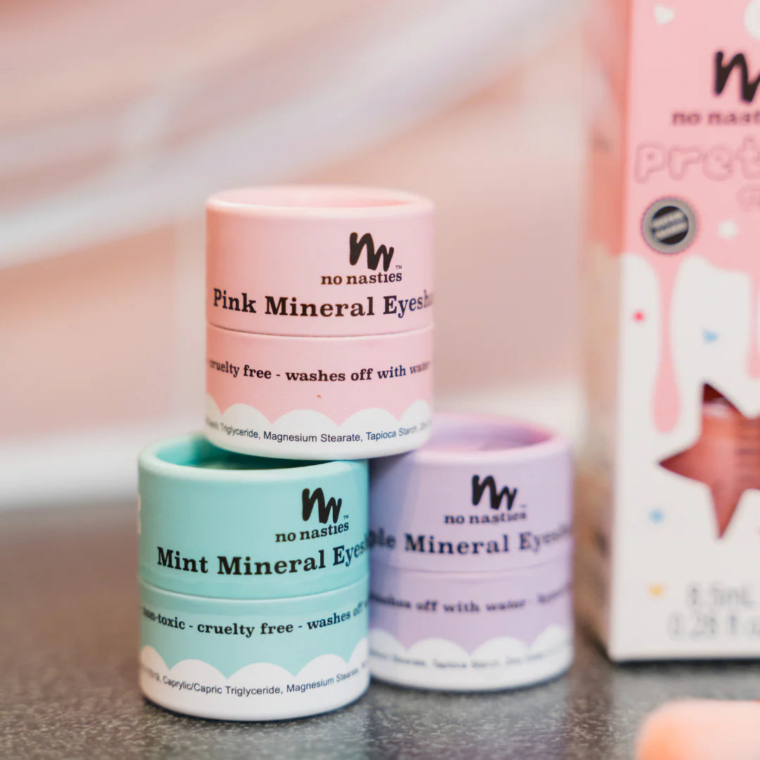 Pink Eco Natural Kids Makeup Pressed Powder