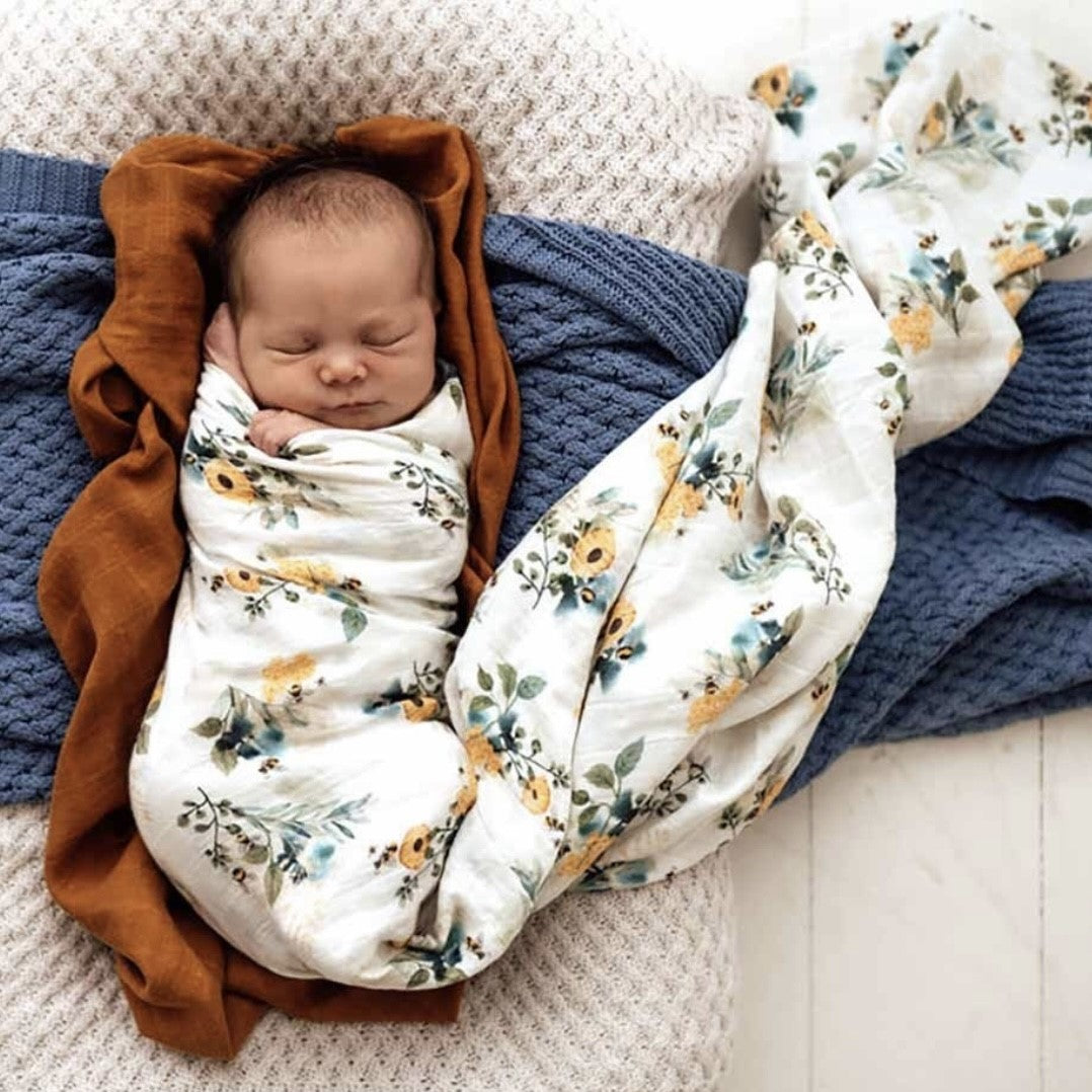 Garden Bee Organic Muslin Wrap - Limited Edition