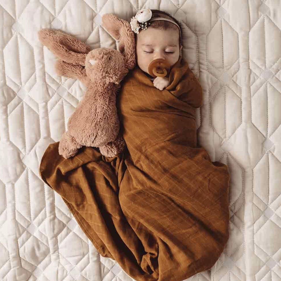 Bronze Organic Muslin Wrap