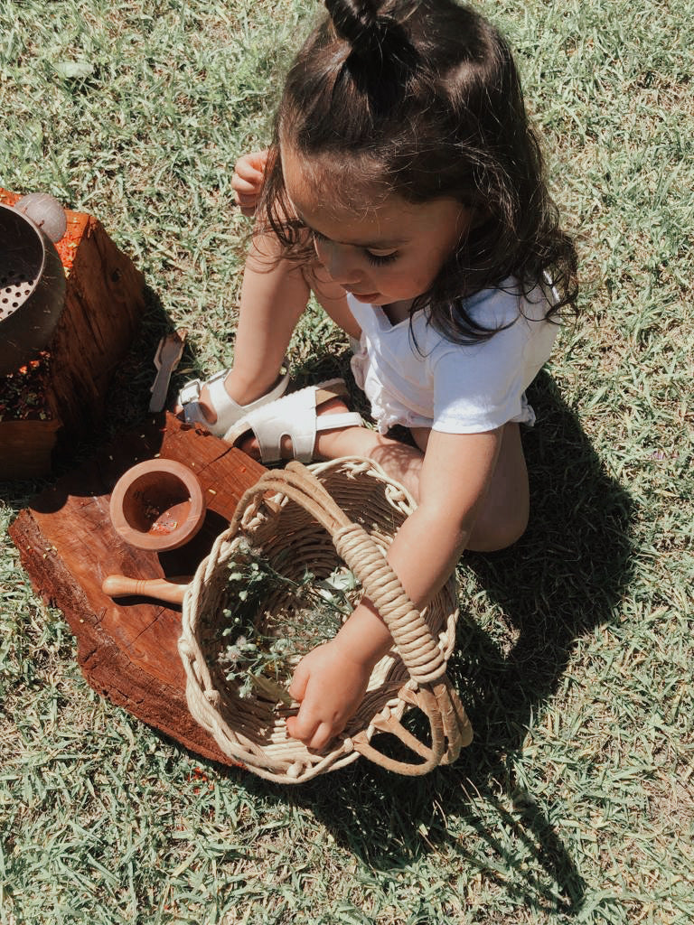 Cane Gardening basket