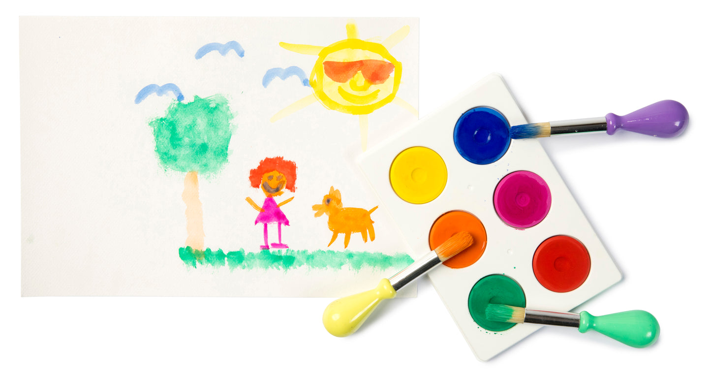 Bright Watercolour set of 6