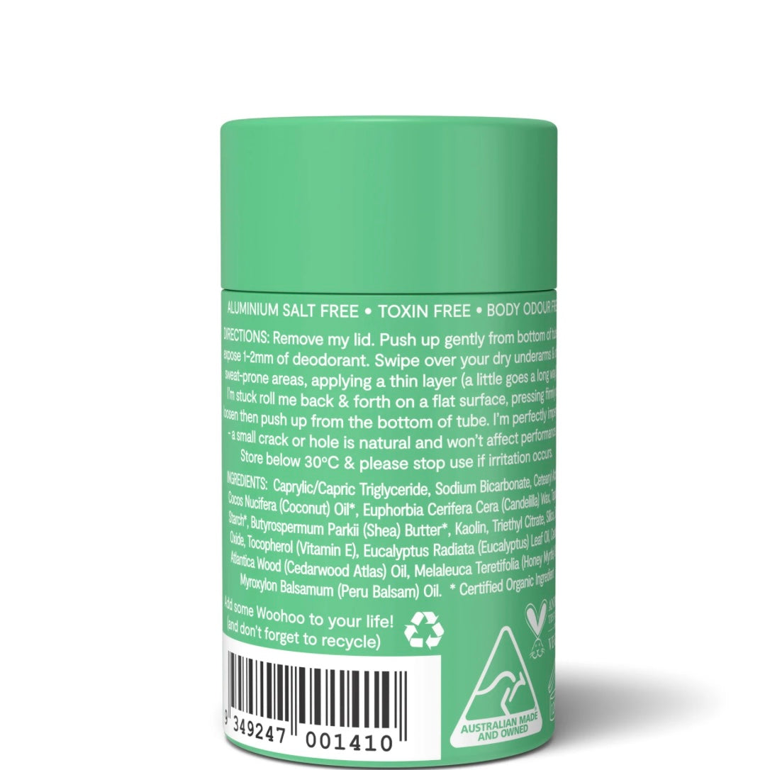 Woohoo Natural Deodorant & Anti-Chafe Stick (Wild) 60g