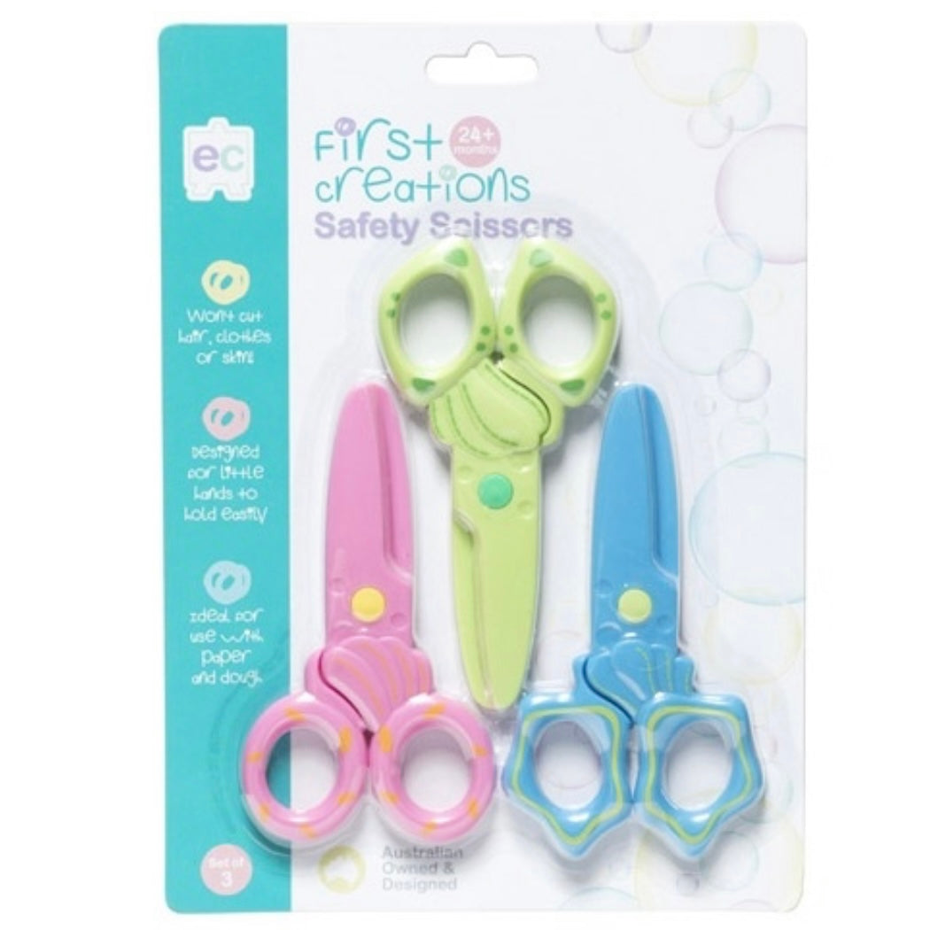 Safety Scissors Set of 3