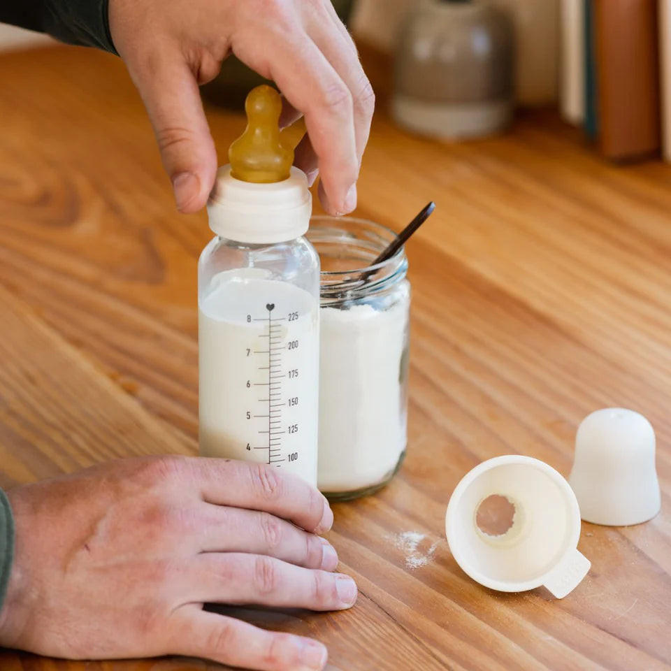 BIBS - 110ml Glass Bottle Set - Ivory