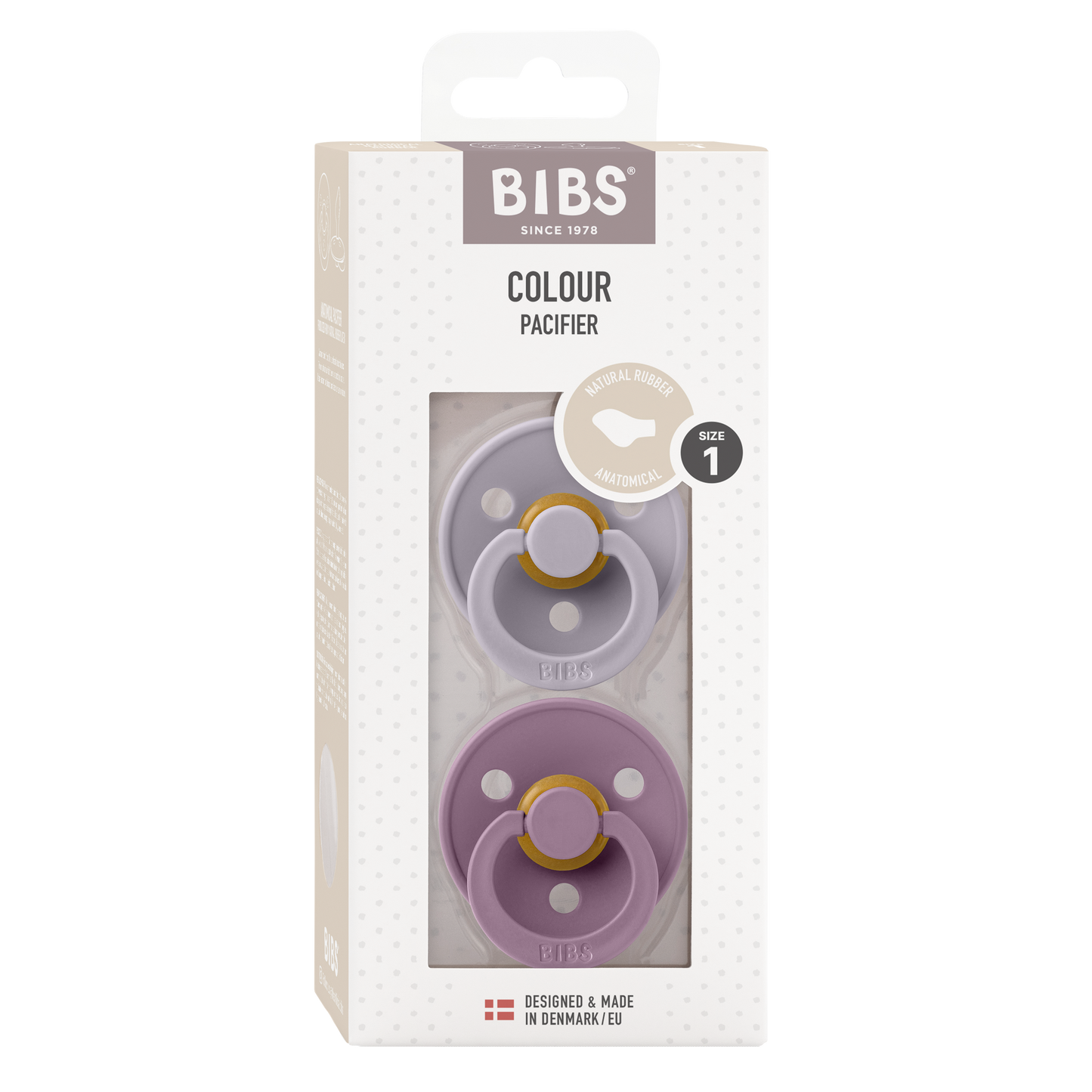 BIBS Colour Anatomical S1 - Fossil Grey/Mauve