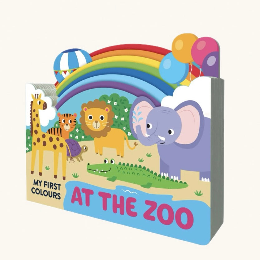 My First Colours- At the Zoo| Chunky Book