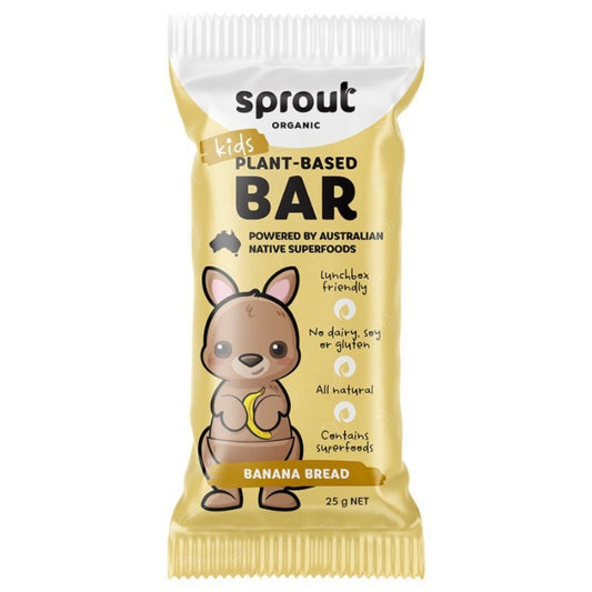 Organic Kids Snack Bar Banana Bread 25g x 4 Pack