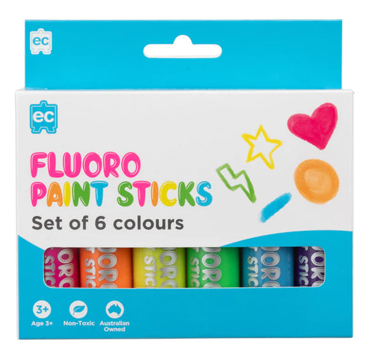 Paint Sticks - Fluoro| Set of 6