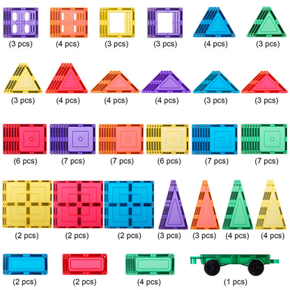Magnetic Tiles - Builders Pack (110 Pc)