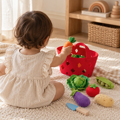 Toddler Vegetable Basket