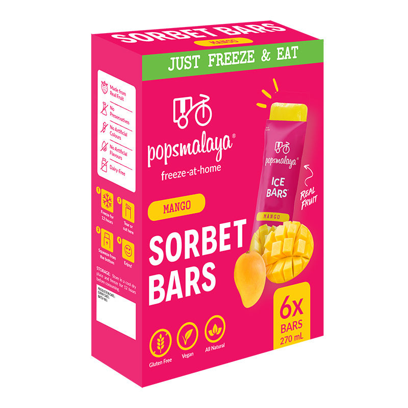 Freeze-at-Home Sorbet Bars - Mango 6x45ml