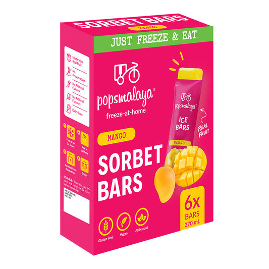 Freeze-at-Home Sorbet Bars - Mango 6x45ml