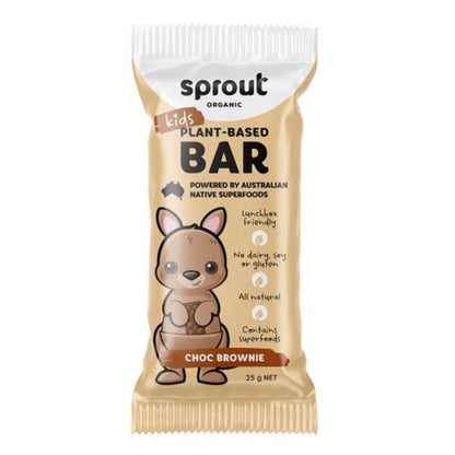 Organic Kids Snack Bar Choc Brownie 25g x 4 Pack