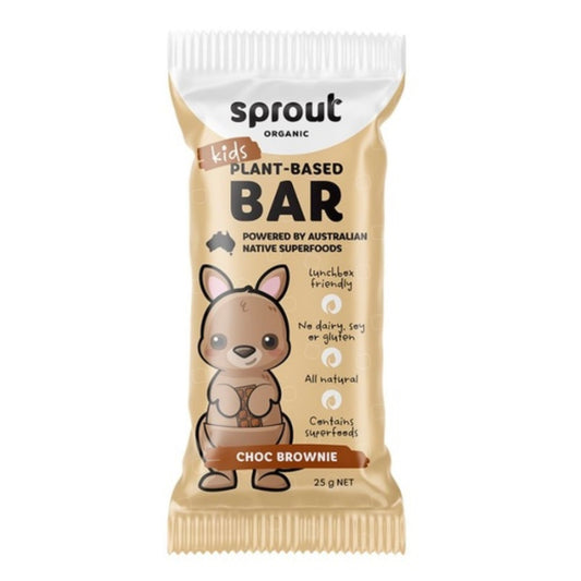 Organic Kids Snack Bar Choc Brownie 25g x 4 Pack