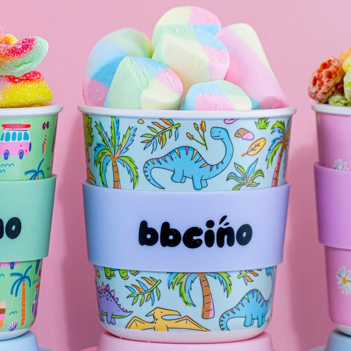 Reusable Babycino Cup - Sipasaurus (240ml)