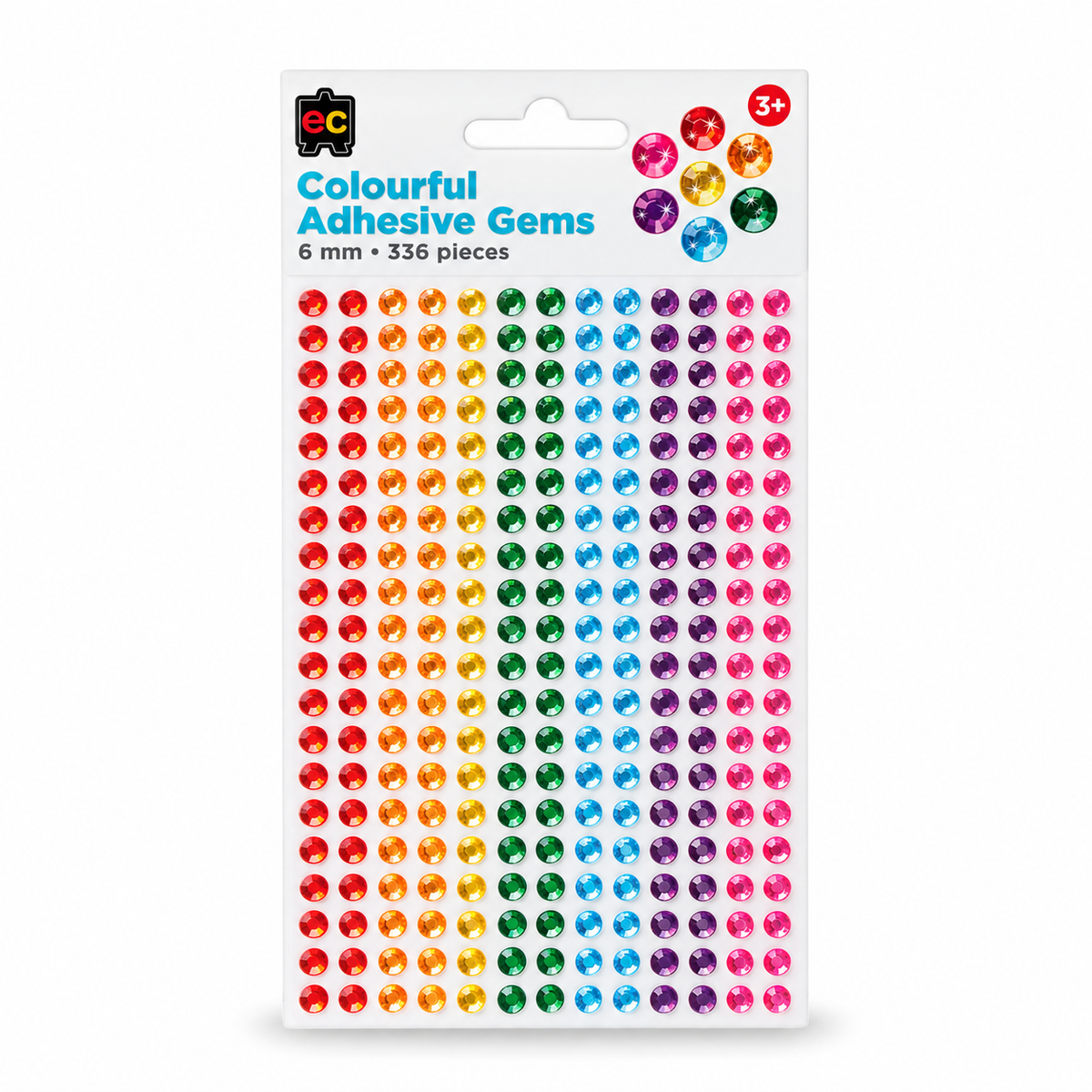 Adhesive Gems Colourful - 336pc