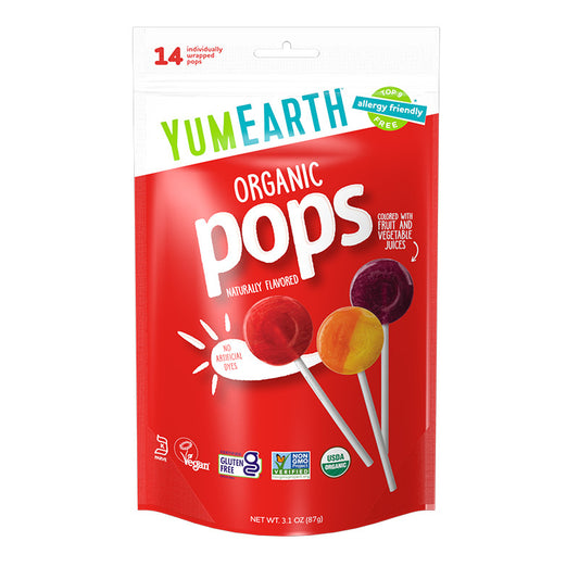 Organic Lollipops - Assorted Fruit