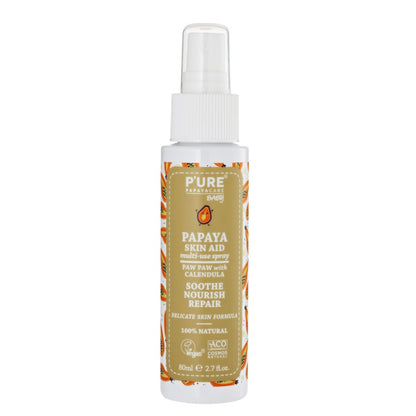 PURE Papayacare Baby Papaya Skin Aid Multi-Use Spray (Paw Paw with Calendula) 80ml