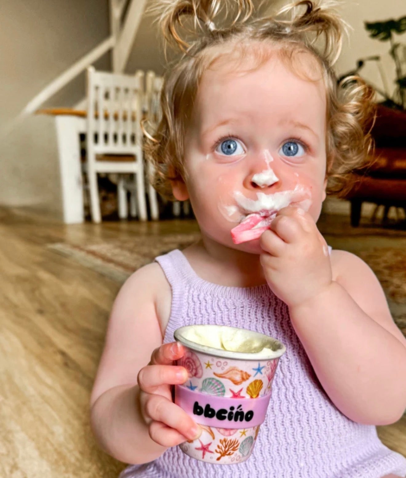 Reusable Babycino Cup - Shell, Yeah (240ml)
