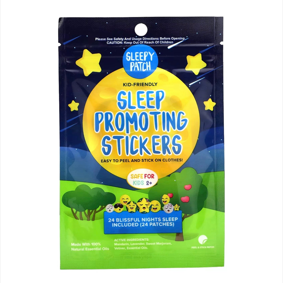 Sleepy Patch Organic Sleep Promoting Stickers x 24 Pack