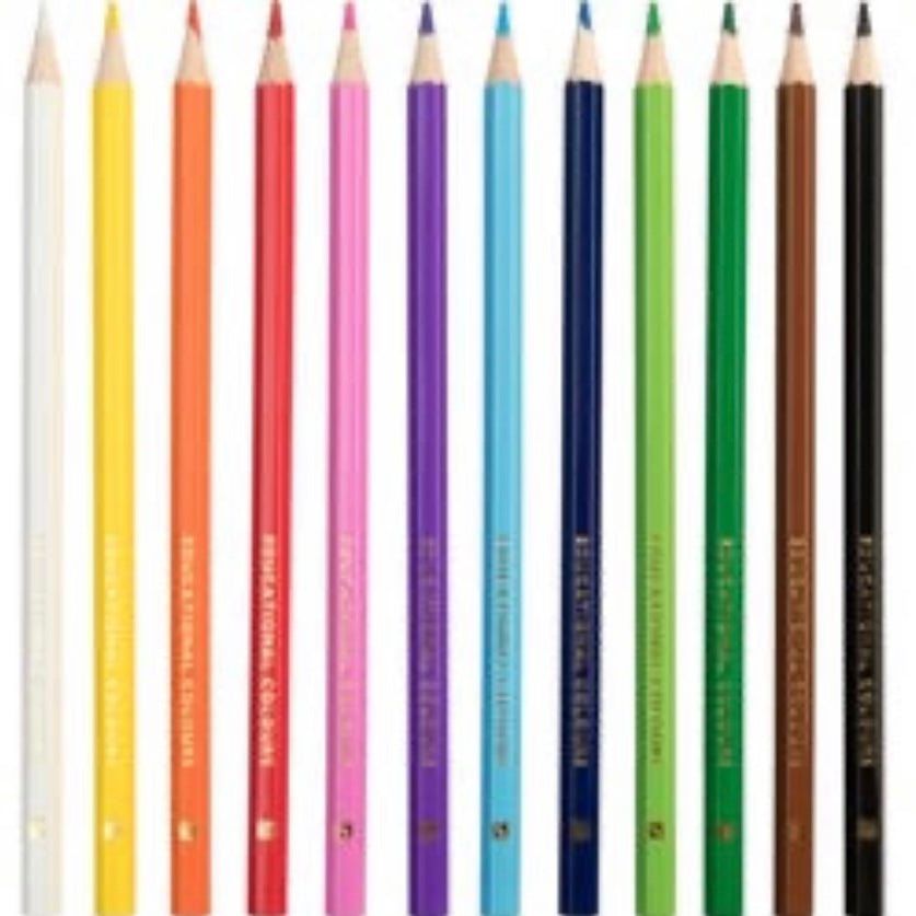 Washable Coloured Pencils 12pk