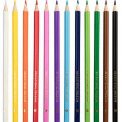 Washable Coloured Pencils 12pk