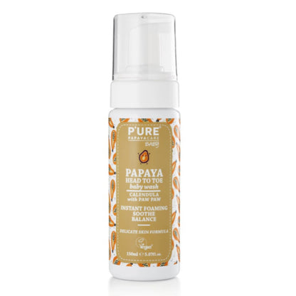 PURE Papaya Baby Head to Toe Wash 150ml