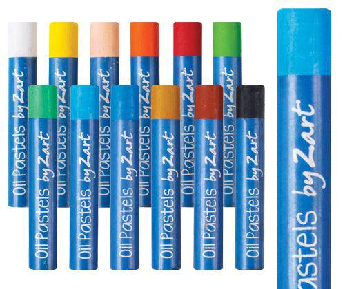 Zart Basics Large Oil Pastels 12s